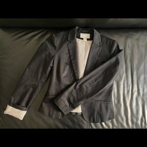H+M black blazer